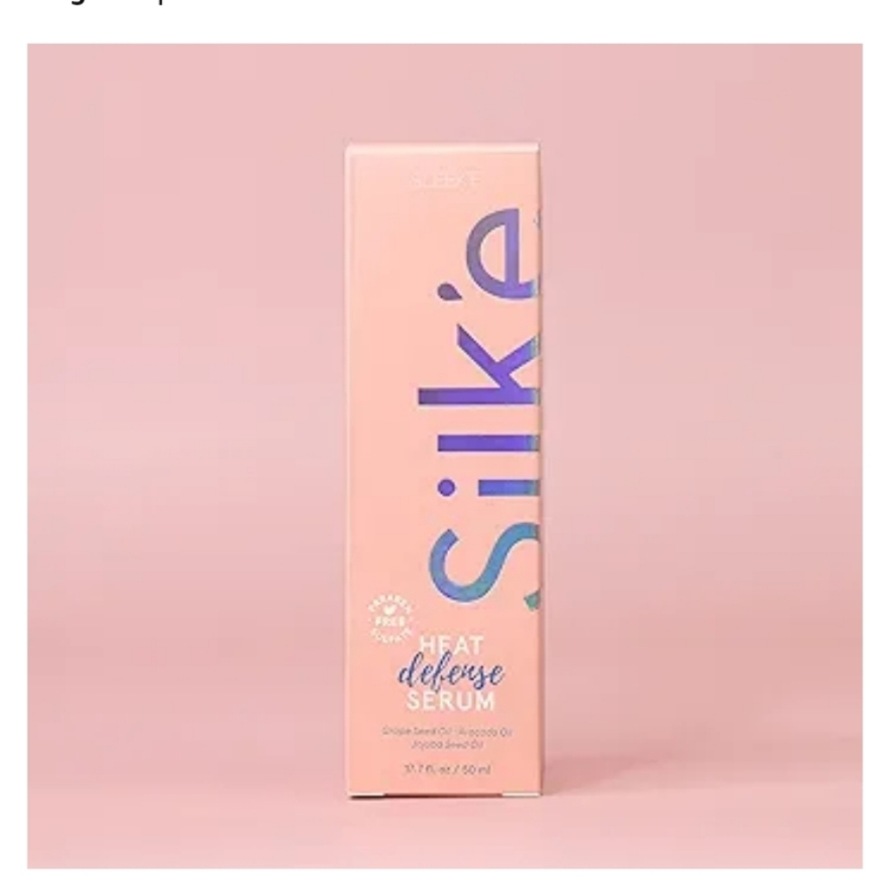 NIB SLEEK'E Silk'e Heat Defense Hair Serum Full Size